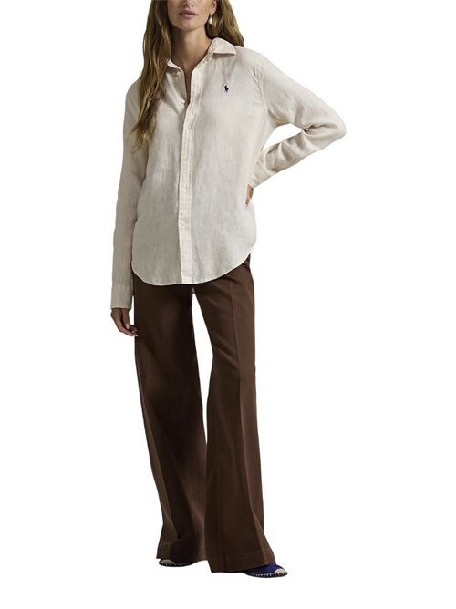 camicia donna lino over burro Ralph Lauren | 211970730511